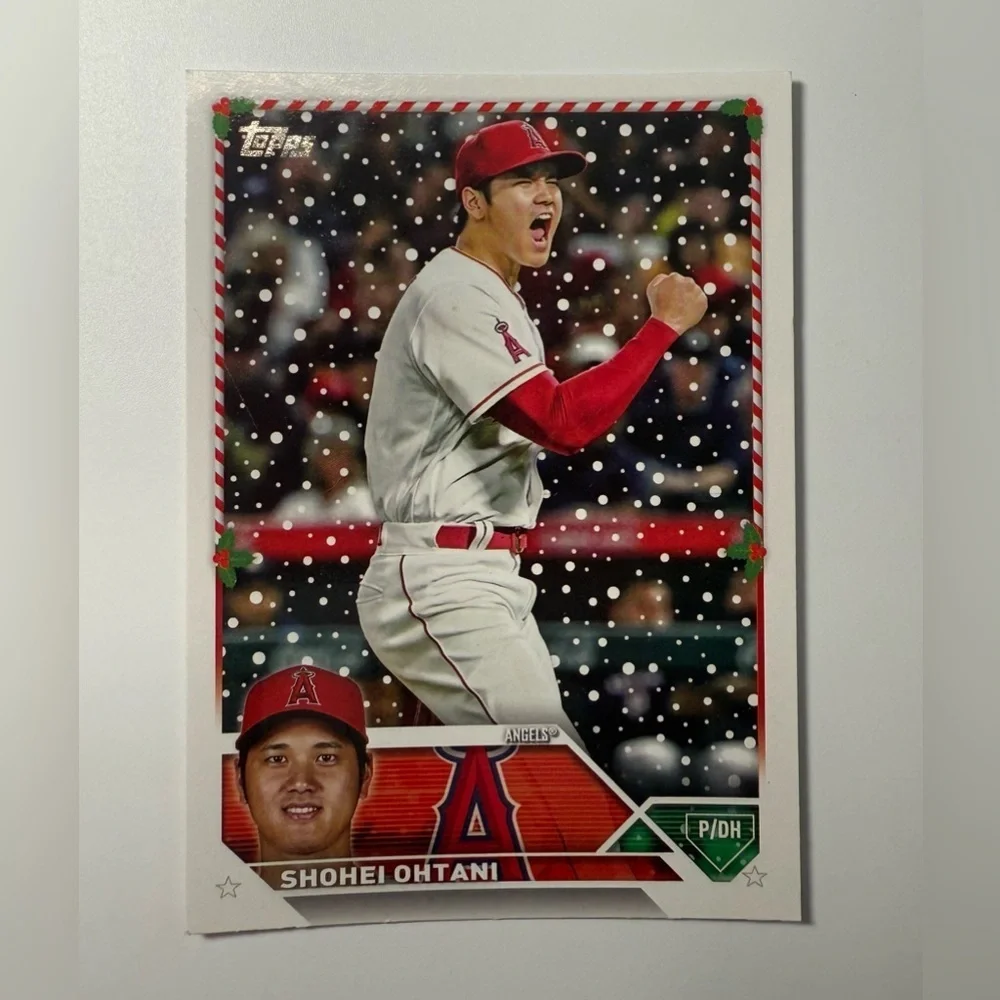 Shohei Ohtani #H17 2023 Topps Holiday Baseball Trading Card